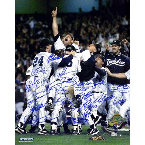 New York Yankees 1996 World Series 16x20 Photo Team-Signed by (23) with ...