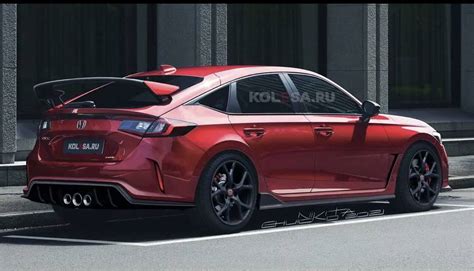 2023 Civic Type R Rendering based on Honda Teaser Images | CivicXI - 11th Gen Civic Type R (FL5 ...