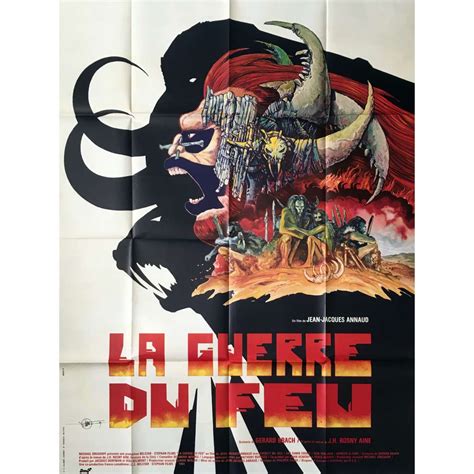 QUEST FOR FIRE Movie Poster 47x63 in.