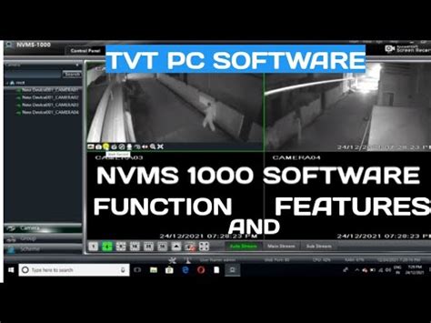 NVMS 1000 SOFTWARE FUNCTION AND FEATURES||TVT PC SOFTWARE - YouTube