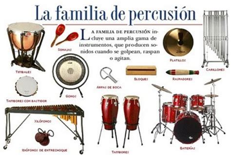 Instrumentos de la Orquesta: Percusión