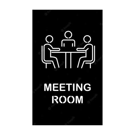 Premium Vector | Meeting room vector design for metal wall art