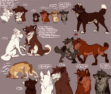 Wolf OC Doodles by Mikaces on DeviantArt