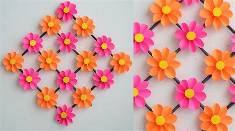 Decoration Ideas Paper Flower Wall Hanging – Leadersrooms