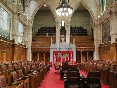 Canadian Parliament Building Interior Editorial Image - Image of chair, canada: 20077870