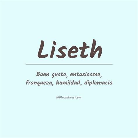 Significado del nombre Liseth