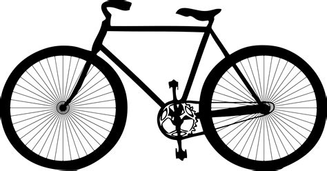 Clipart - Bicycle Silhouette