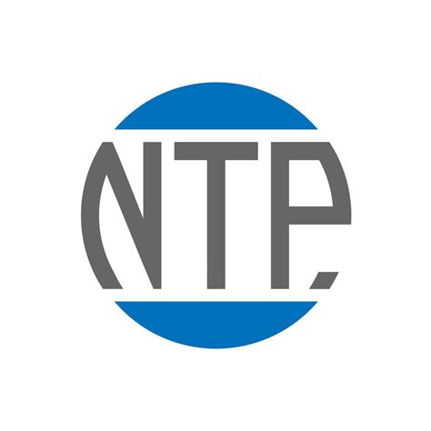 NTP letter logo design on white background. NTP creative initials ...