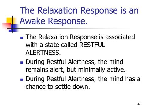 Relaxation: The Relaxation Response