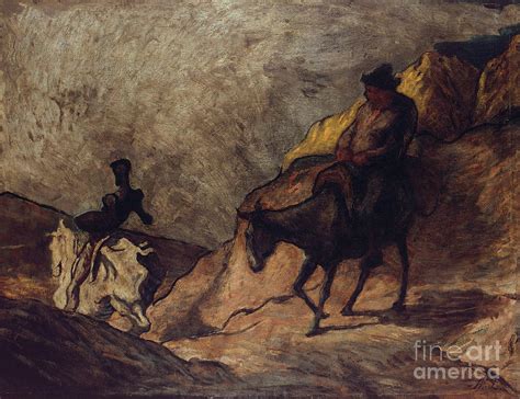 Don Quixote And Sancho Panza Drawing by Heritage Images - Fine Art America