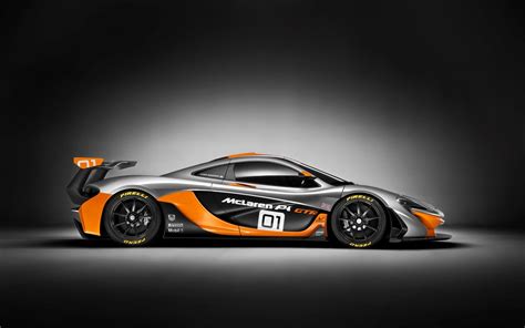 Black and orange Mclaren sport car, McLaren, McLaren P1 GTR, McLaren P1 ...