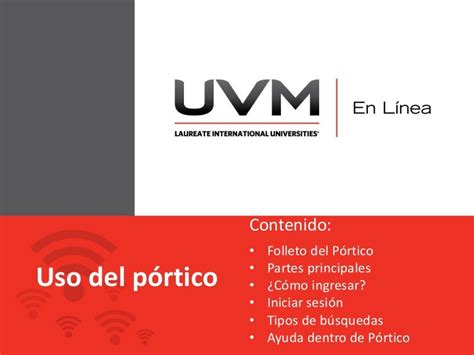 Manual portico uvm