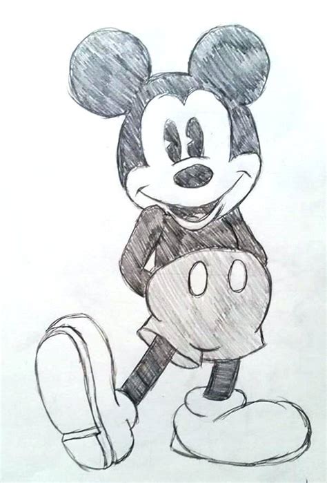 Minnie Mouse And Mickey Mouse Sketch at PaintingValley.com | Explore collection of Minnie Mouse ...