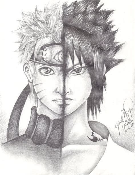 Naruto and Sasuke by doctoreggroll on DeviantArt