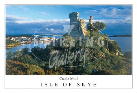 Castle Moil - Isle of Skye Postcard (H SG) - Stirling Gallery