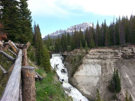 Falls Campground 25 miles northwest of Dubois Wyoming WY