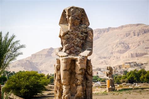 Colossi Of Memnon - Giant Statues In Luxor, Egypt