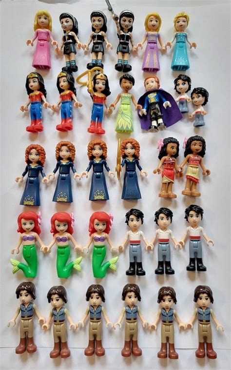 LEGO Disney Princess Prince Super Heroes Minifigures Figures Mini Dolls ...