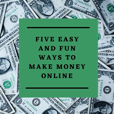 5 Fun and Easy Ways to Make Money Online - ToughNickel