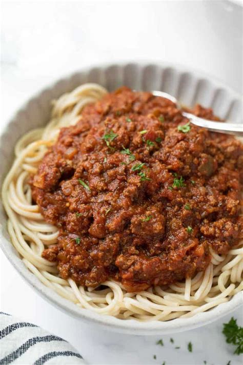 Gluten-Free Spaghetti Sauce (Easy Weeknight!)- Meaningful Eats