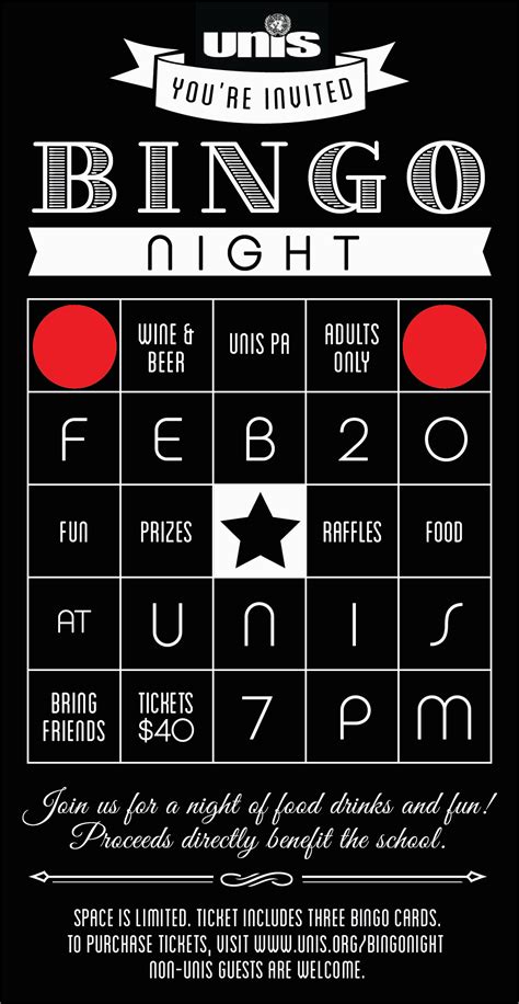 Bingo Birthday Invitations Bingo Night Invitation Google Search Elders ...