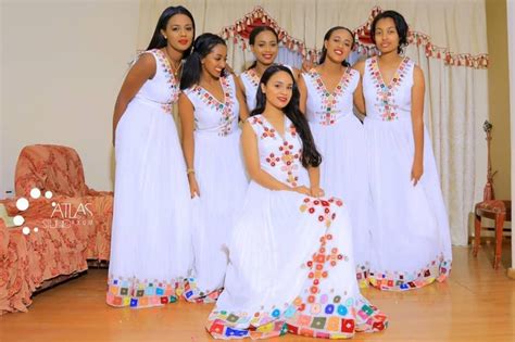 Selam Tesfaye Weeding Dress - Ethiopian Traditional Dress | Ethiopian ...