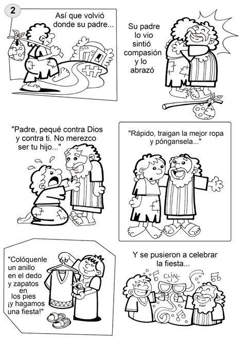 Imagenes Del Hijo Prodigo Para Colorear Imagenes Cristianas Para Colorear Dibujos Para Colorear ...