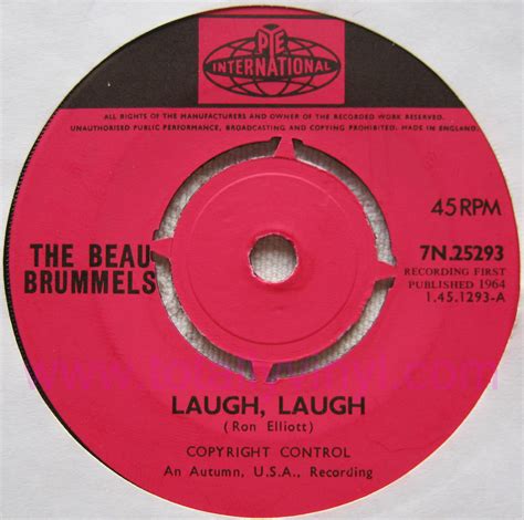 Totally Vinyl Records || Beau Brummels, The - Laugh laugh 7 Inch Vinyl