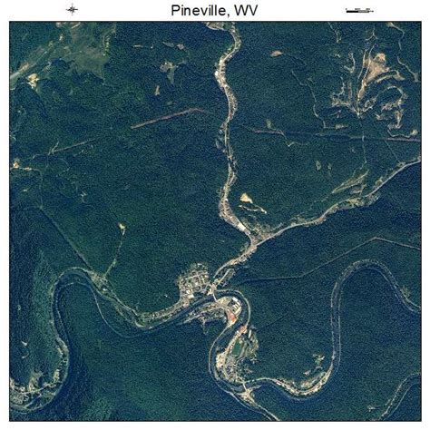 Aerial Photography Map of Pineville, WV West Virginia