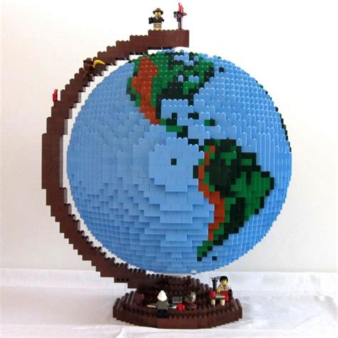 The Lego Globe From 3863 Bricks - Gift Ideas - Creative Spotting ...