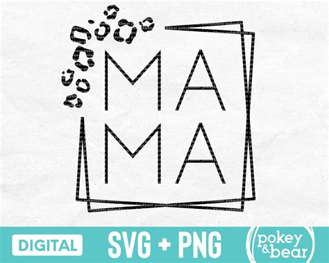 Leopard Mama Svg Cheetah Mama Svg Mom Svg Mom Life Svg - Etsy