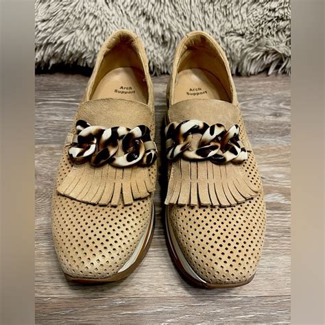 Softwaves | Shoes | Softwaves Wedge Platform Slip On Fringe Suede Sneaker Shoes Size 365 6 ...