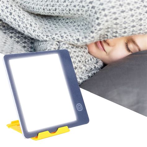 Tebru LED Therapy Lamp Seasonal Affective Disorder Phototherapy Light with Holder, SAD Therapy ...