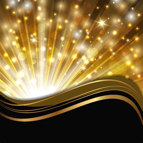 Gold and black shining background vector free download