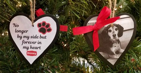 Dog Memorial Ornament - An Easy DIY Project with a Free Printable!