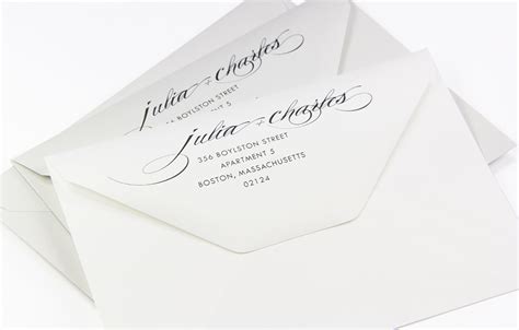 Invite Inspiration - Elegant Custom Printed Cotton Envelopes