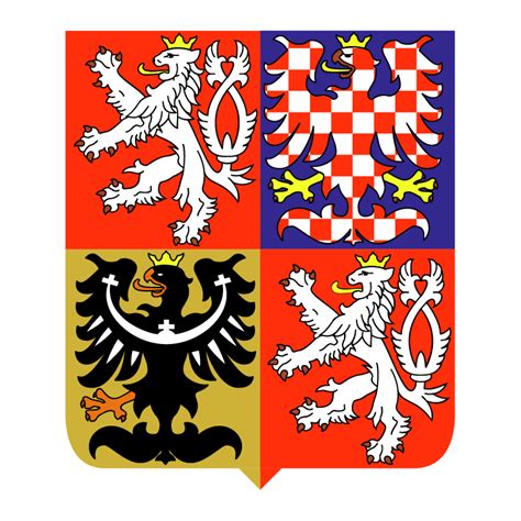 Czech republic national emblem Free Vector / 4Vector