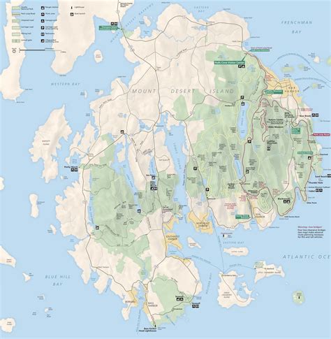 000-Mount Desert Island Map.pdf | Acadia National Park | Robert Perron ...