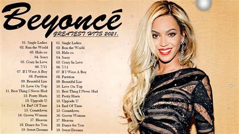 BEYONCE - Top Popular Songs Beyoncé - Beyoncé Greatest Hits Full Album - YouTube