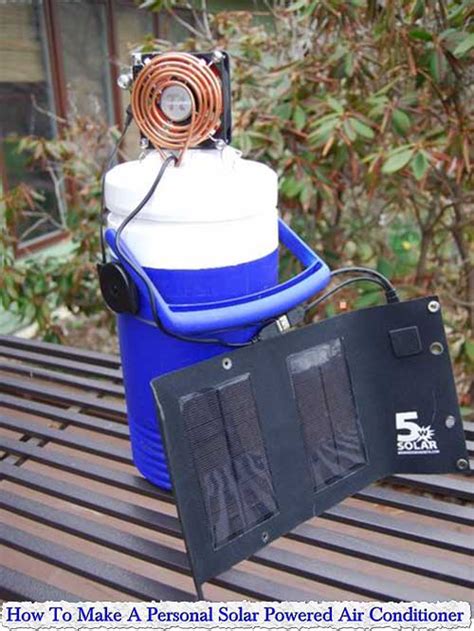 DIY Solar Powered Air Cooler