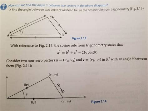 linear algebra - why is the third side of this vector triangle || v - u ...