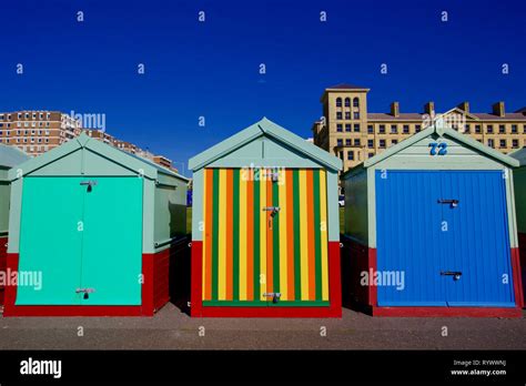 Beach huts, Hove, East Sussex, England Stock Photo - Alamy