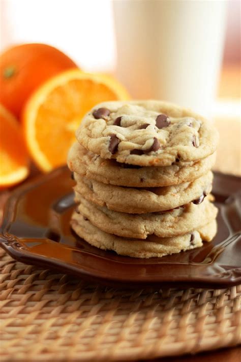 Orange Chocolate Chip Cookies (tastes just like an Orange Milano, but ...