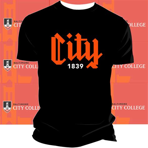 BALTIMORE CITY COLLEGE | COLLEGE LOGO Black Unisex Tee (z) – collegiateluxe