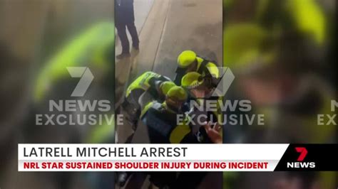 Latrell Mitchell sustained a shoulder injury from his arrest in Canberra | 7NEWS