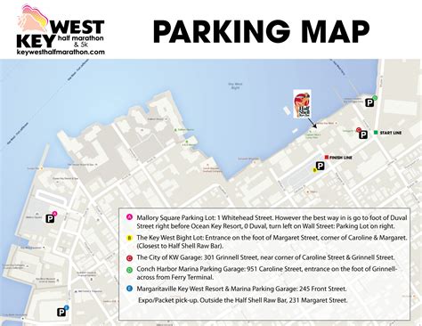 Key West Parking Map | Cities And Towns Map