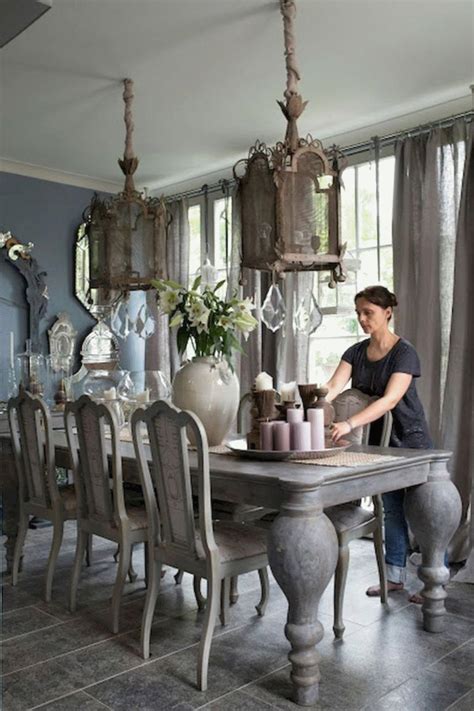 Vintage Cottage and Garden Style Spring Vignettes | French country dining room, French country ...