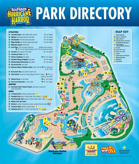 View Park Map | Hurricane Harbor Chicago