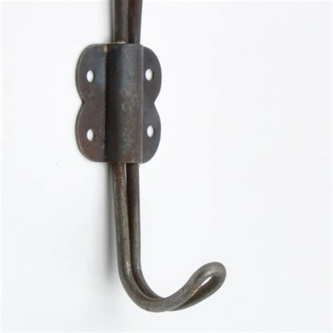 Rustic Metal Coat Hook Industrial Style Hook, Hipster Metal Wall Hook ...