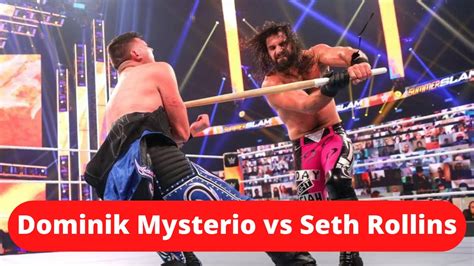 Dominik Mysterio vs Seth Rollins - Summerslam 2020 (Review) | D Prime ...